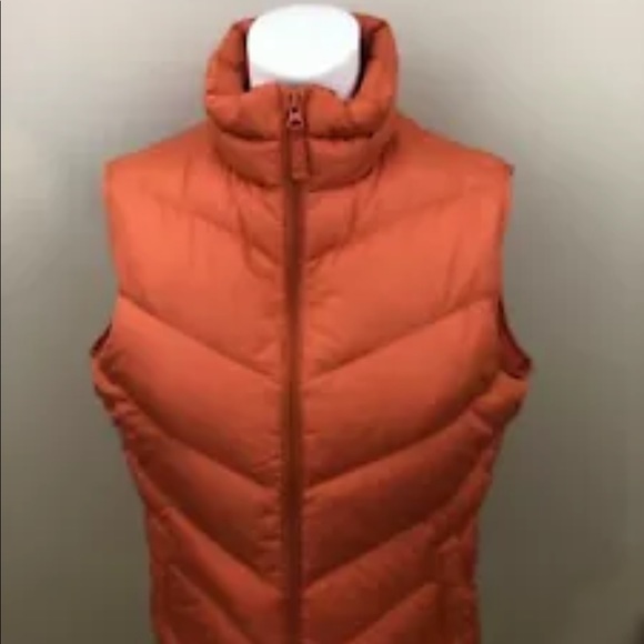 Lands' End Jackets & Blazers - LANDS END Womens Zip Front Puffer VEST Goose Down